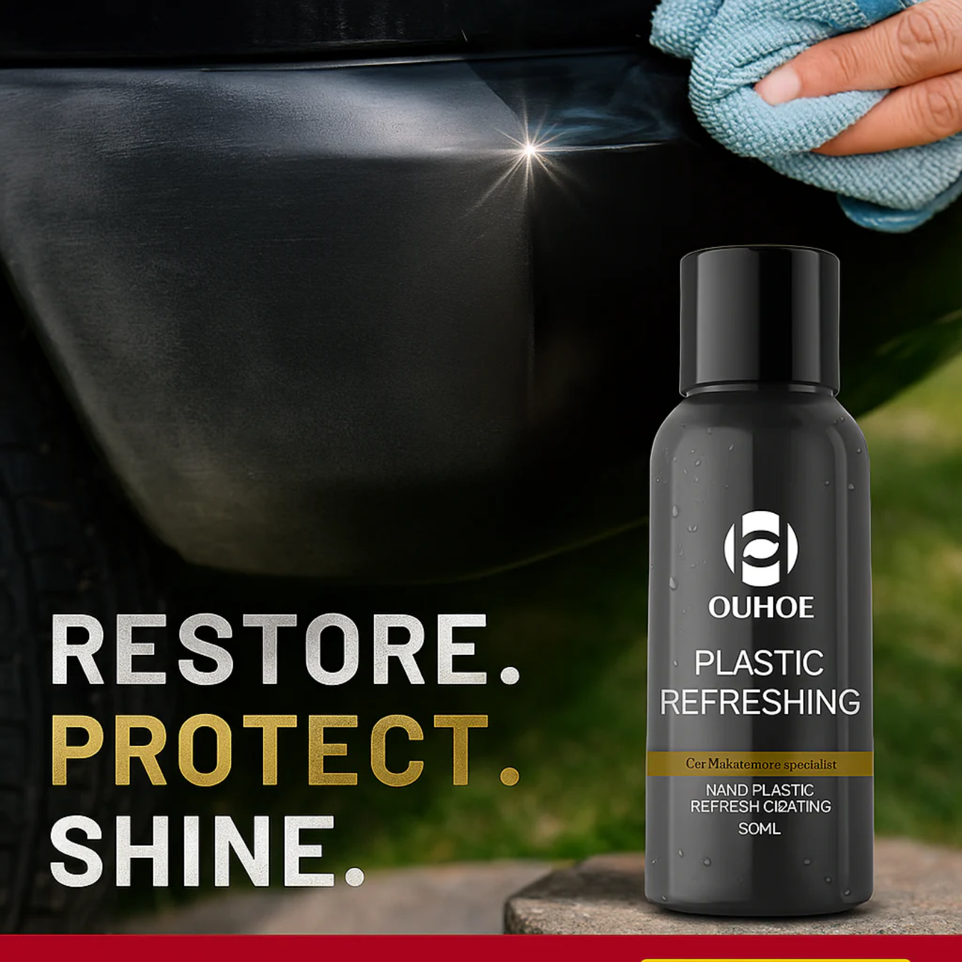 Plastic Revitalizing Coating Agent (Pack of 2)