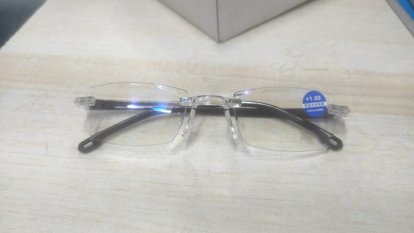 Rimless One Power Reading Glasses