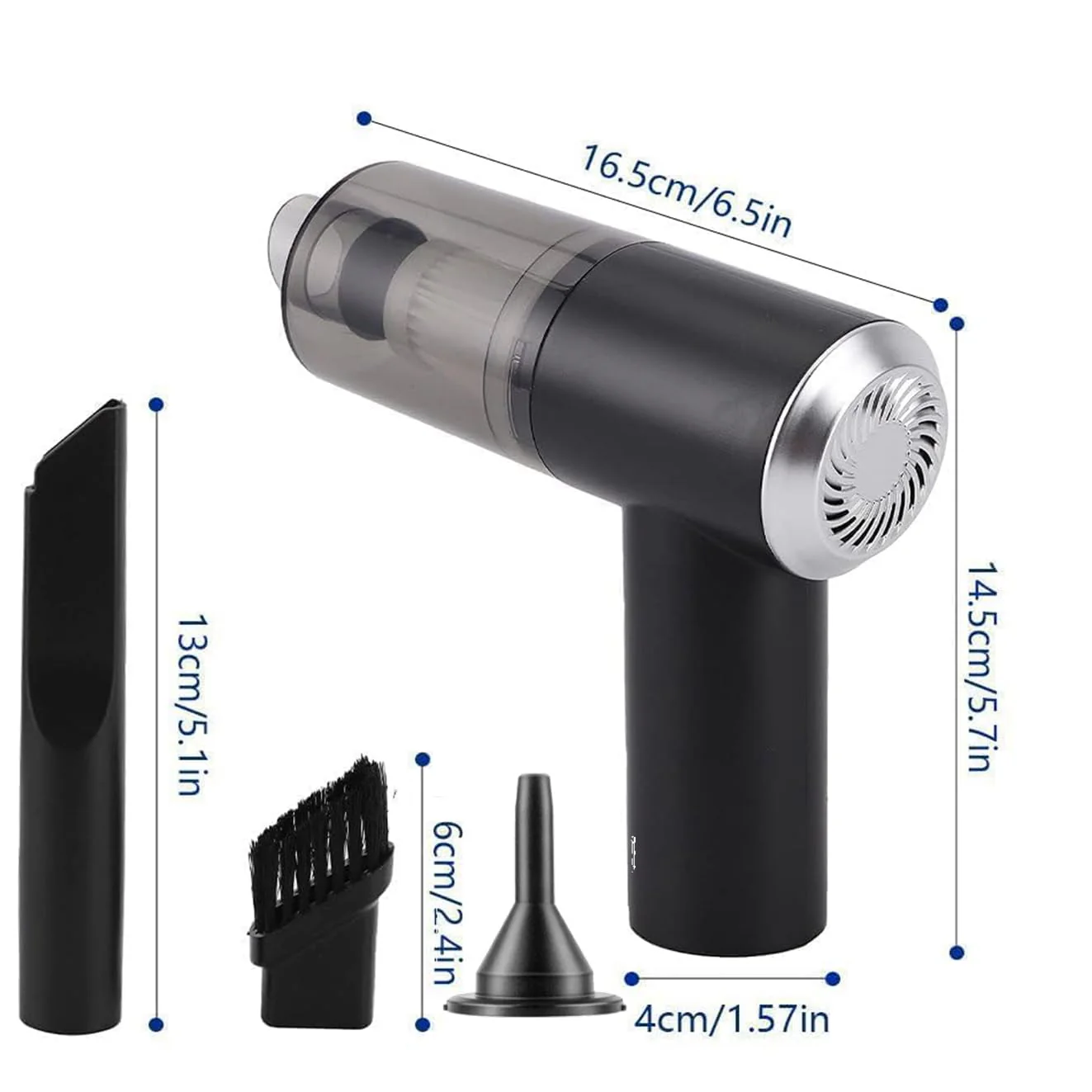 2-in-1 Wireless Rechargeable Vacuum Cleaner