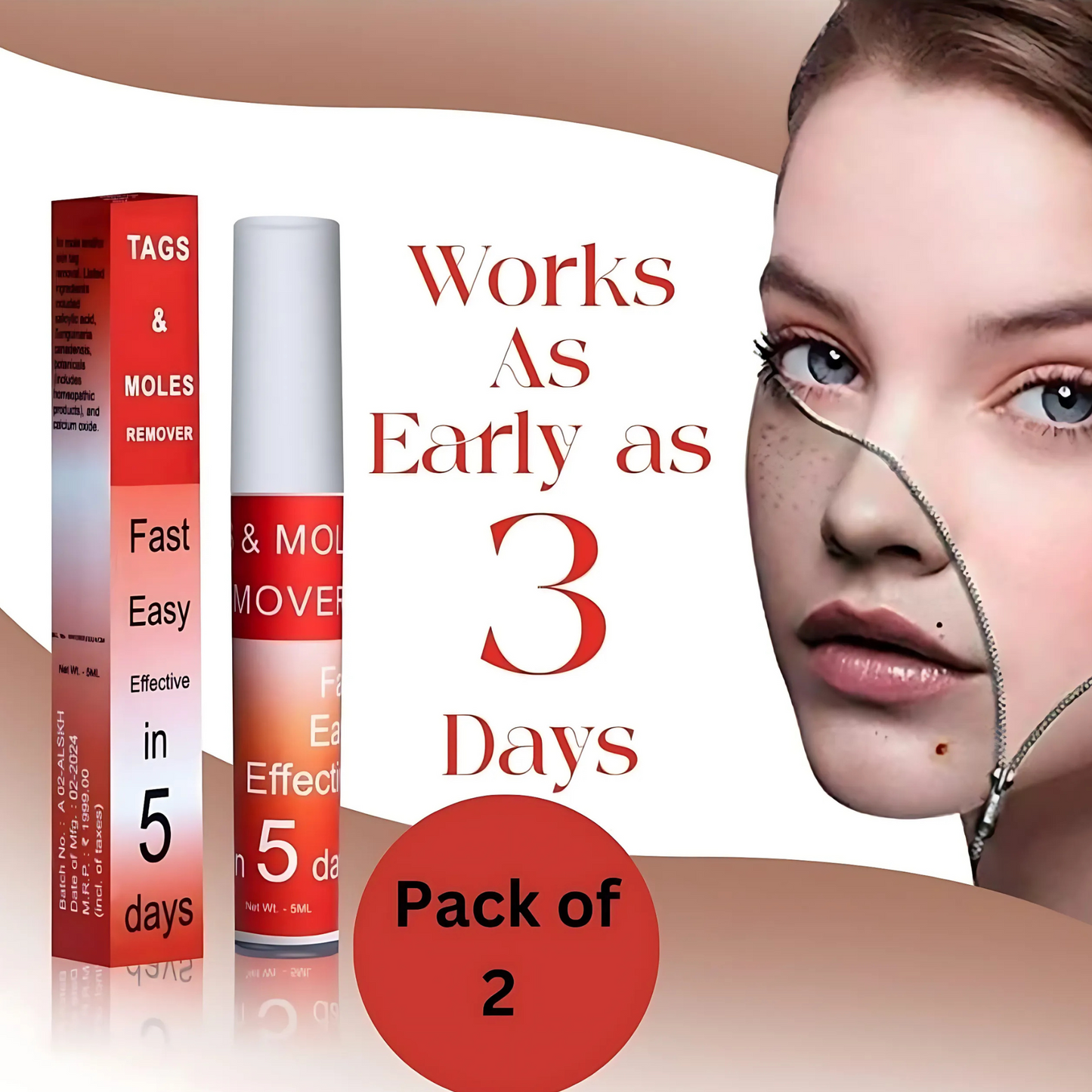 Tags & Moles Remover (Pack of 2)