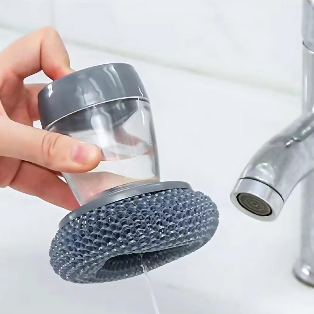 Soap Dispensing Palm Brush