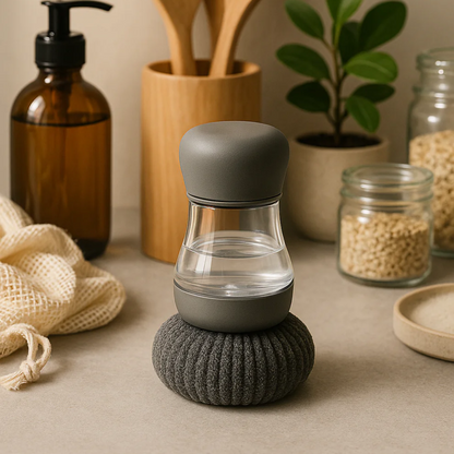 Soap Dispensing Palm Brush