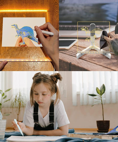 3D LED Light Writing pad
