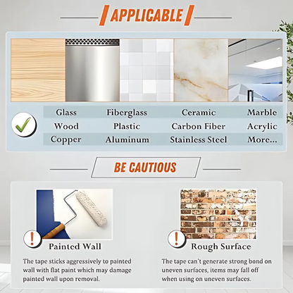 XL Double-Sided Nano Tape, Clear & Tough (Buy 1, Get 1 Free)