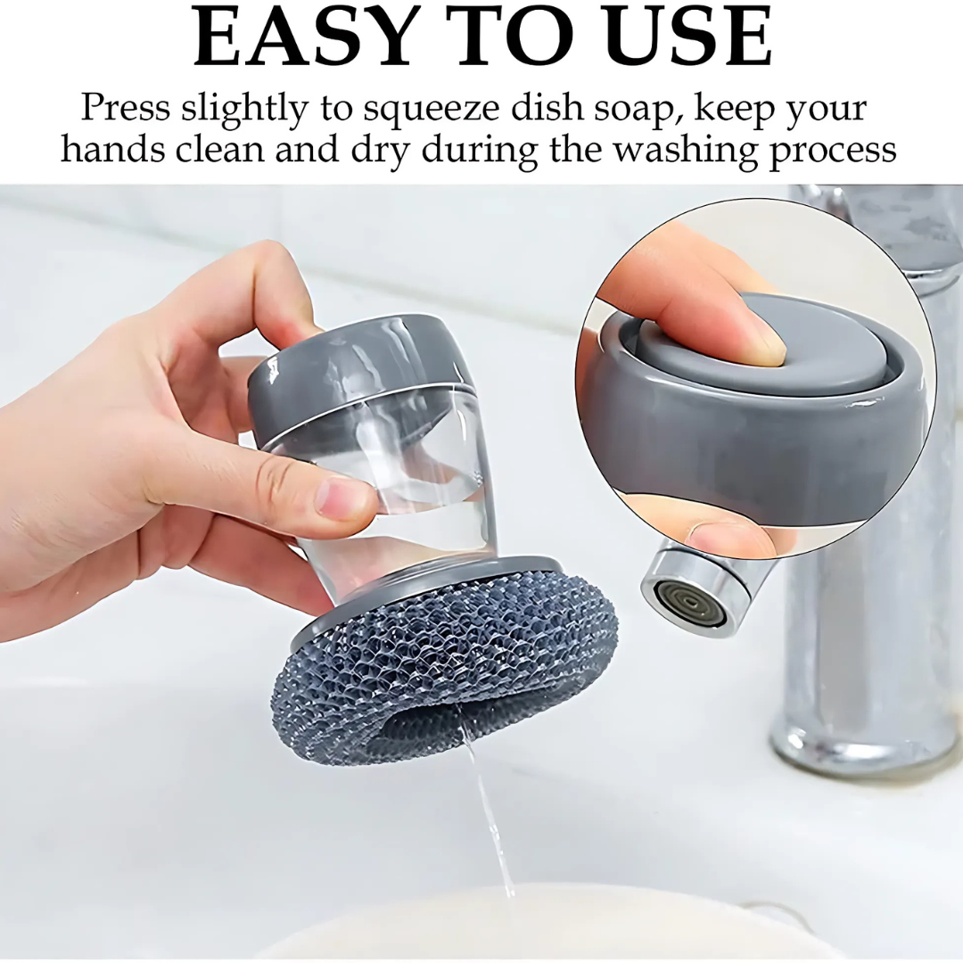Soap Dispensing Palm Brush