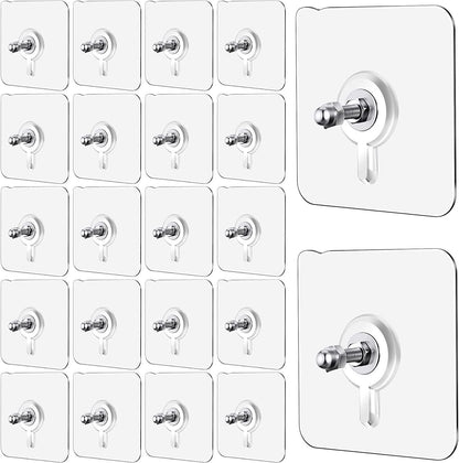 Self Adhesive Heavy Duty Hooks (10Pcs)