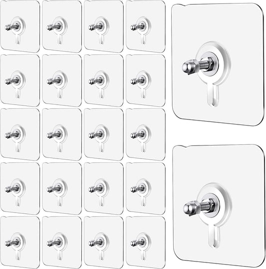 Self Adhesive Heavy Duty Hooks (10Pcs)