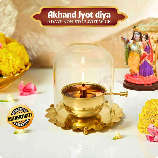 Premium Brass Akhand Diya