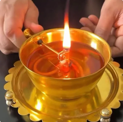 Premium Brass Akhand Diya