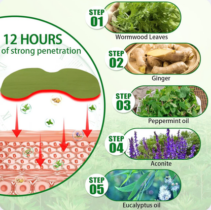 MartBee - Natural Knee Pain Relief Patches