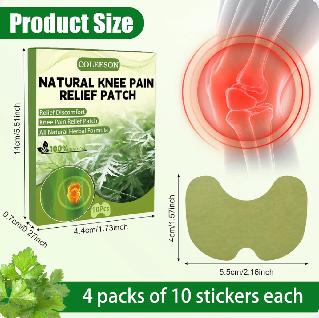 MartBee - Natural Knee Pain Relief Patches