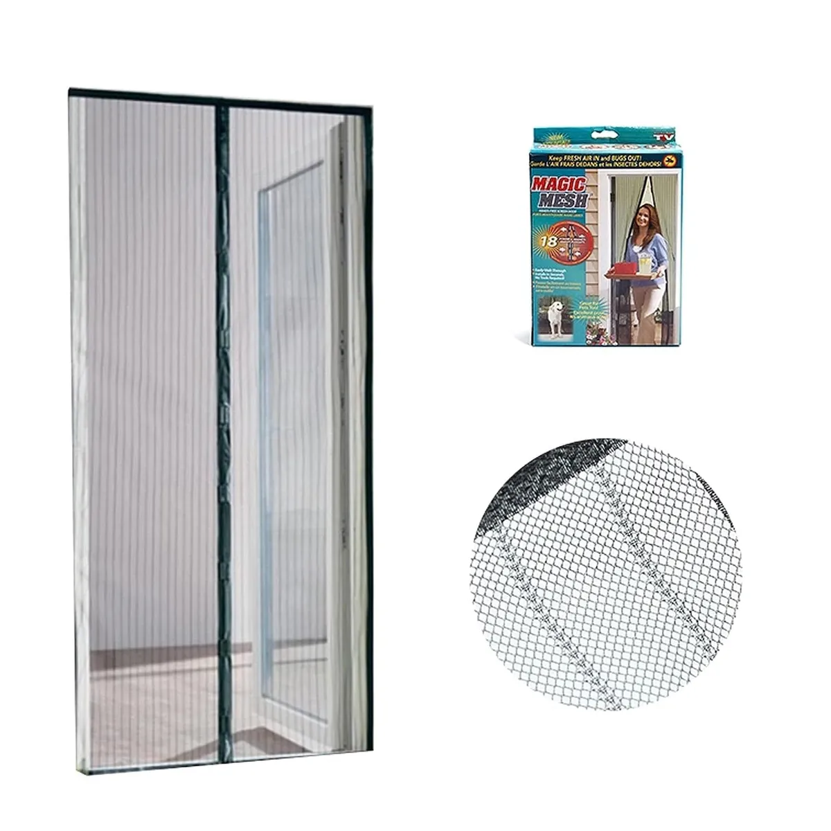 Magnetic Mosquito Mesh Curtain