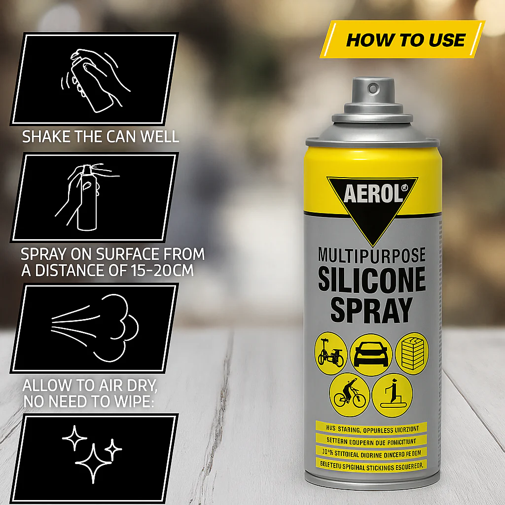 Aerol Multipurpose Silicone Car Spray