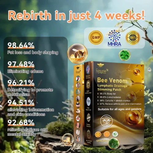 Bee Venom Lymphatic Drainage Slimming Patch (10)(BUY 1 GET 1 FREE)