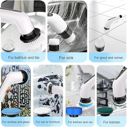 Cleanistic Electric Spin Scrubber (9-in-1)