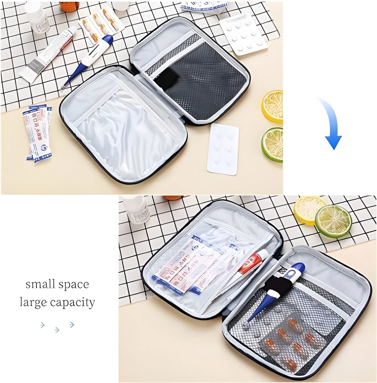 Mini Portable Travel Medicine Bag