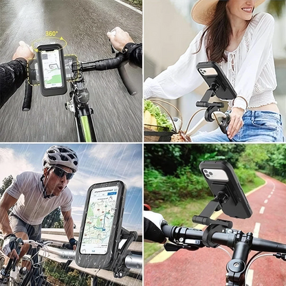 Universal 360 Rotation Bike Waterproof Cell Phone Holder