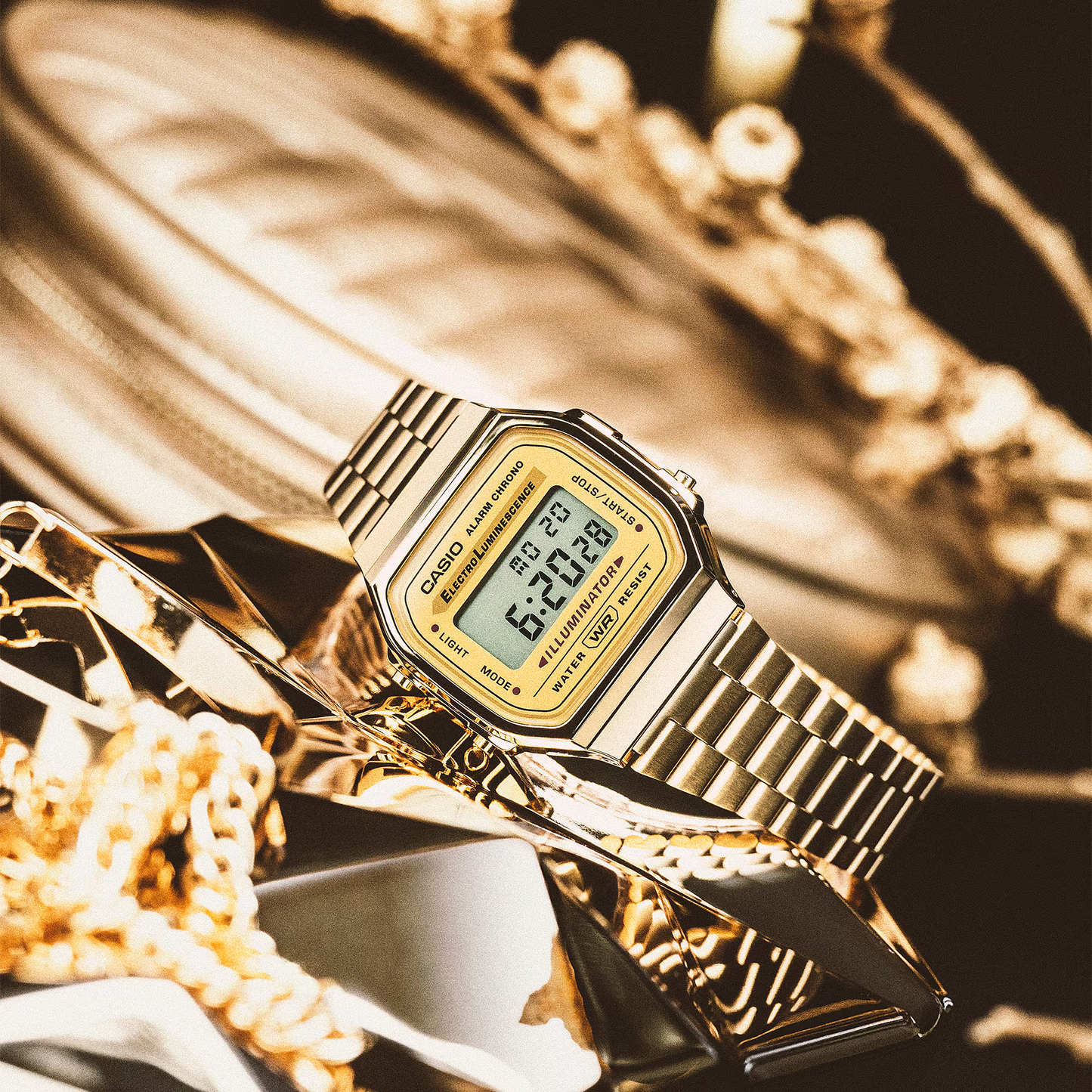 Casio Vintage Digital Gold Unisex Watch