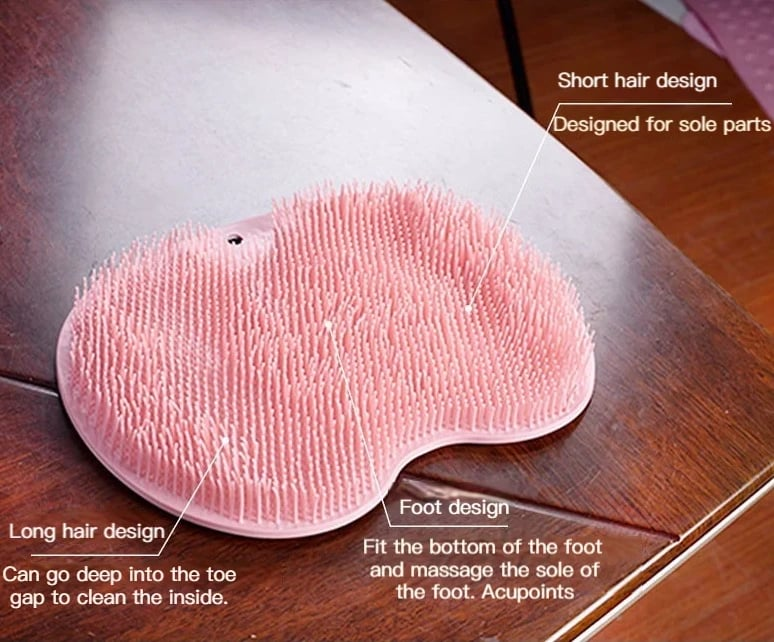 Silicone Shower Foot Scrubber Mat