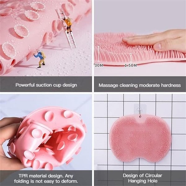 Silicone Shower Foot Scrubber Mat