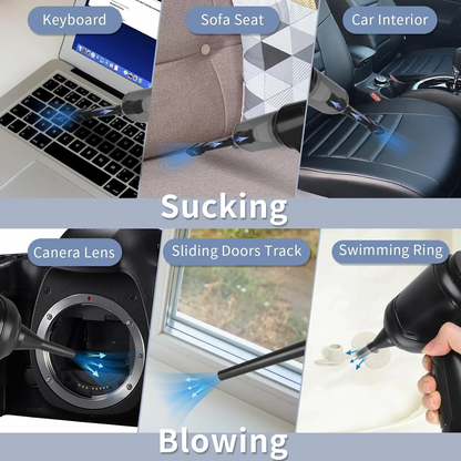 2-in-1 Wireless Rechargeable Vacuum Cleaner